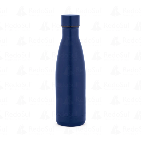 Garrafa personalizada térmica em aço inox reciclado acabamento fosco 520 ml